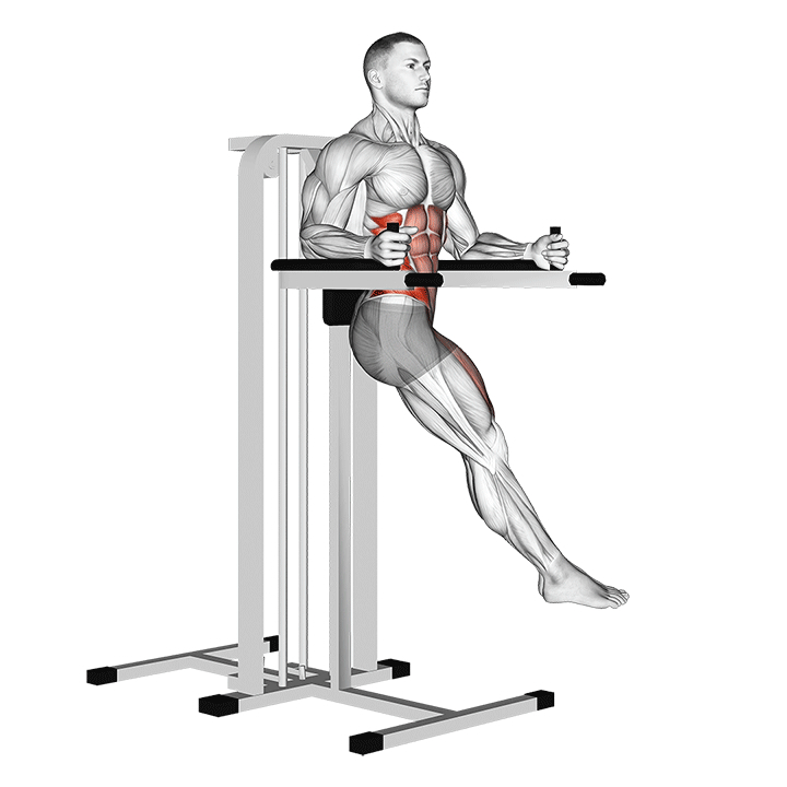 Twisted Leg Raise - End Position